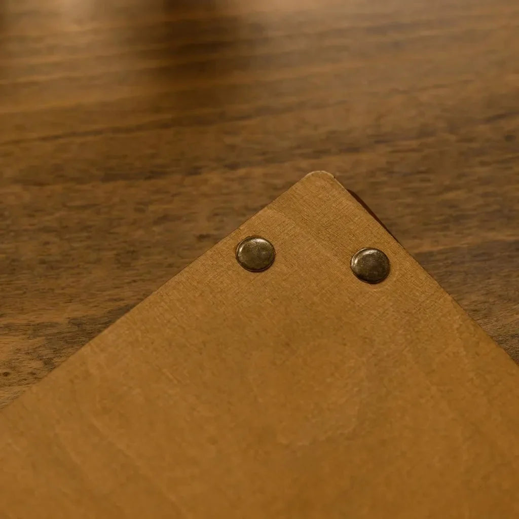 Elegant wooden menu covers for restaurants and cafés.