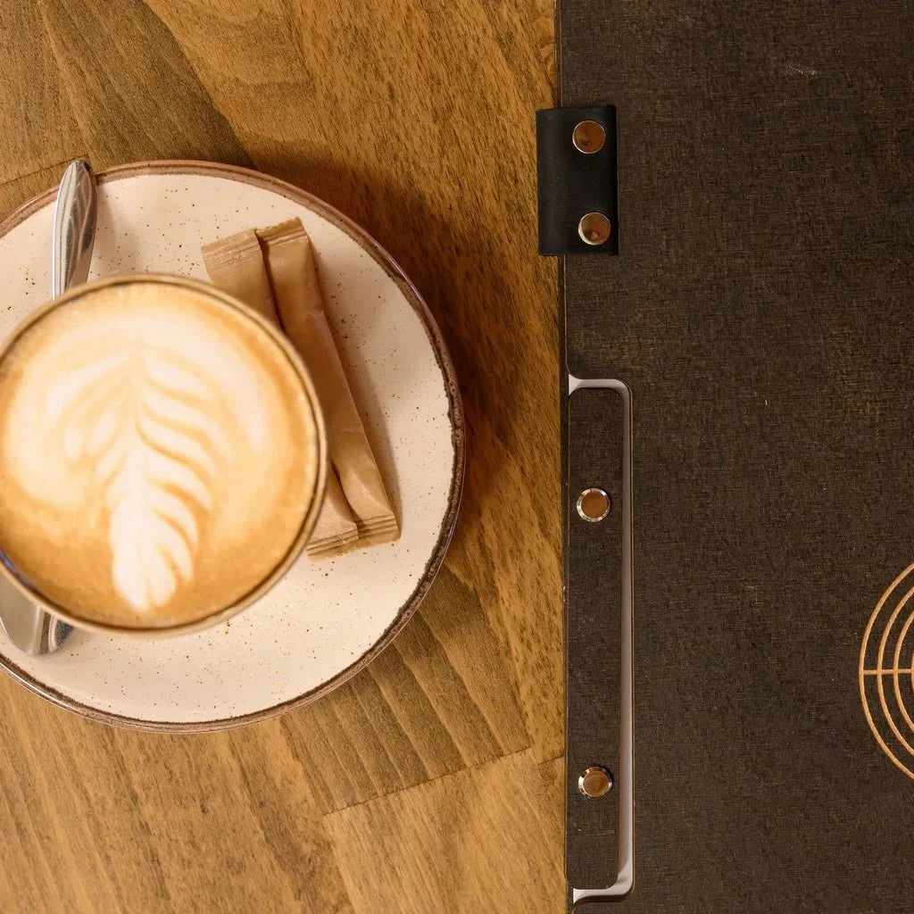 Unique restaurant menu covers to enhance branding.