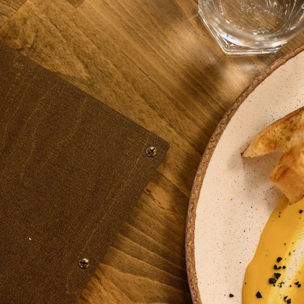 Distinctive menu cover ideas for a luxury feel.