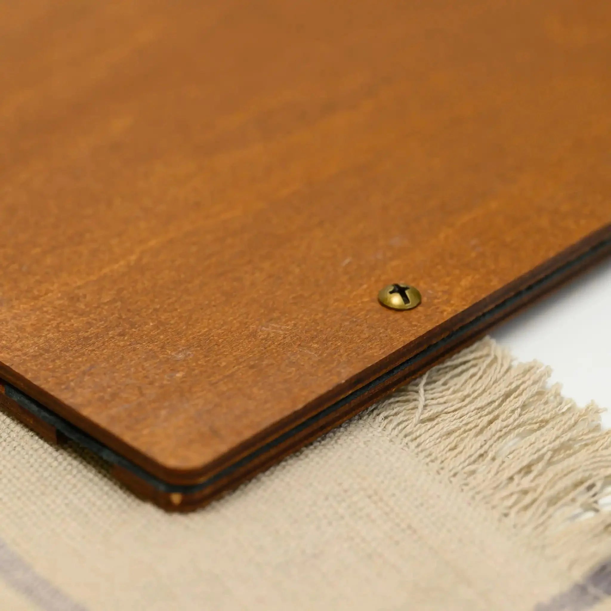 Wooden Menu Holder with Curved Cover (M01A22) - inkohoreca - shop