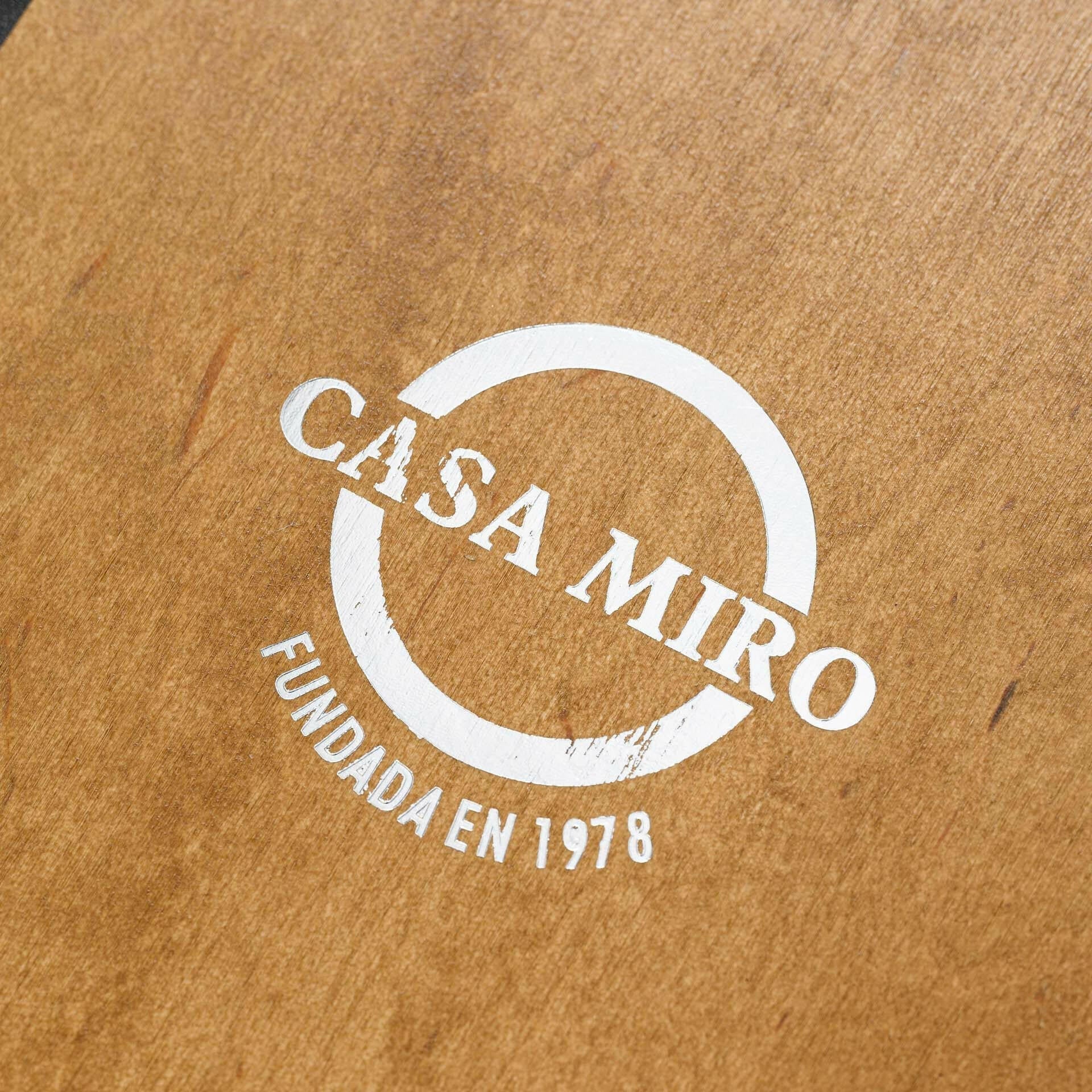 Wooden Menu Holder with Golden / Silver Embossed Logo (М01А2) - inkohoreca - shop