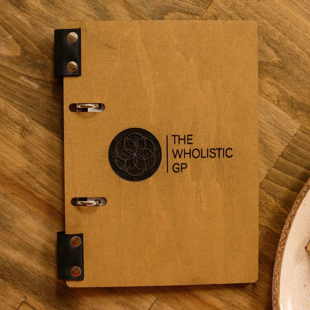 Compact menu booklet for bars and lounges.