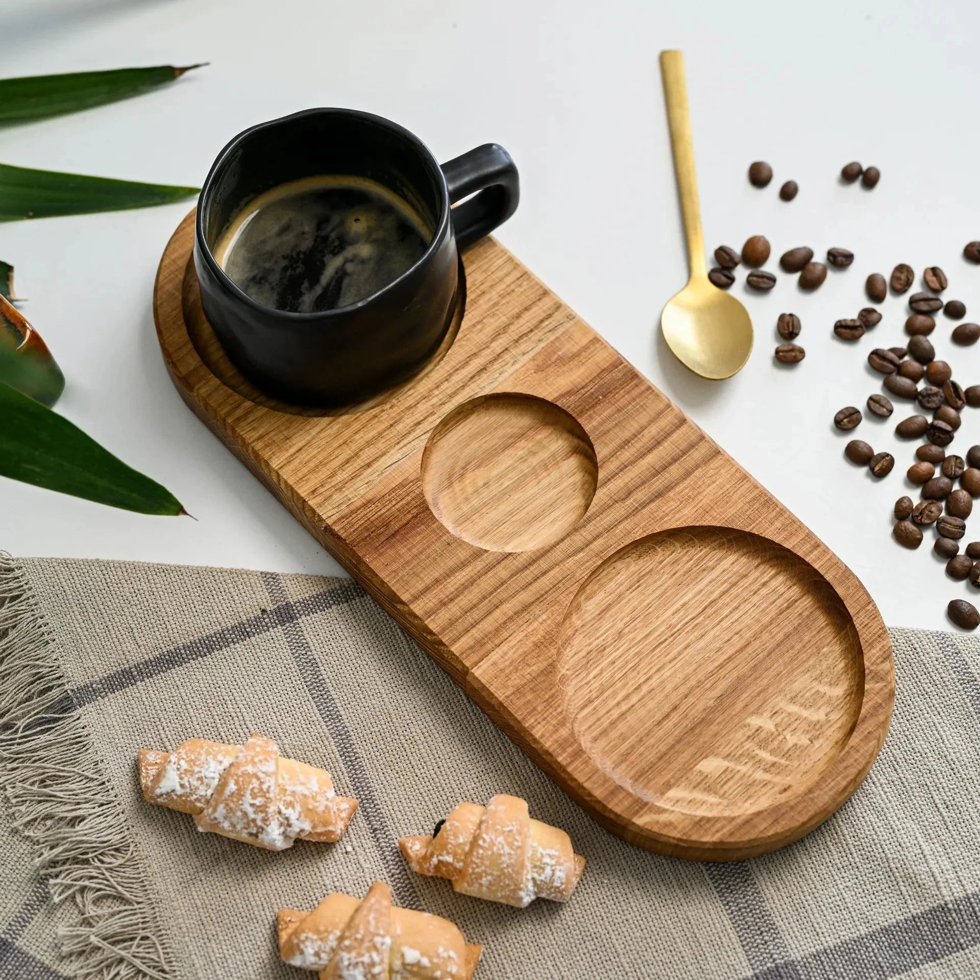 Wooden Serving Tray for Cafe (DP2) - inkohoreca - shop