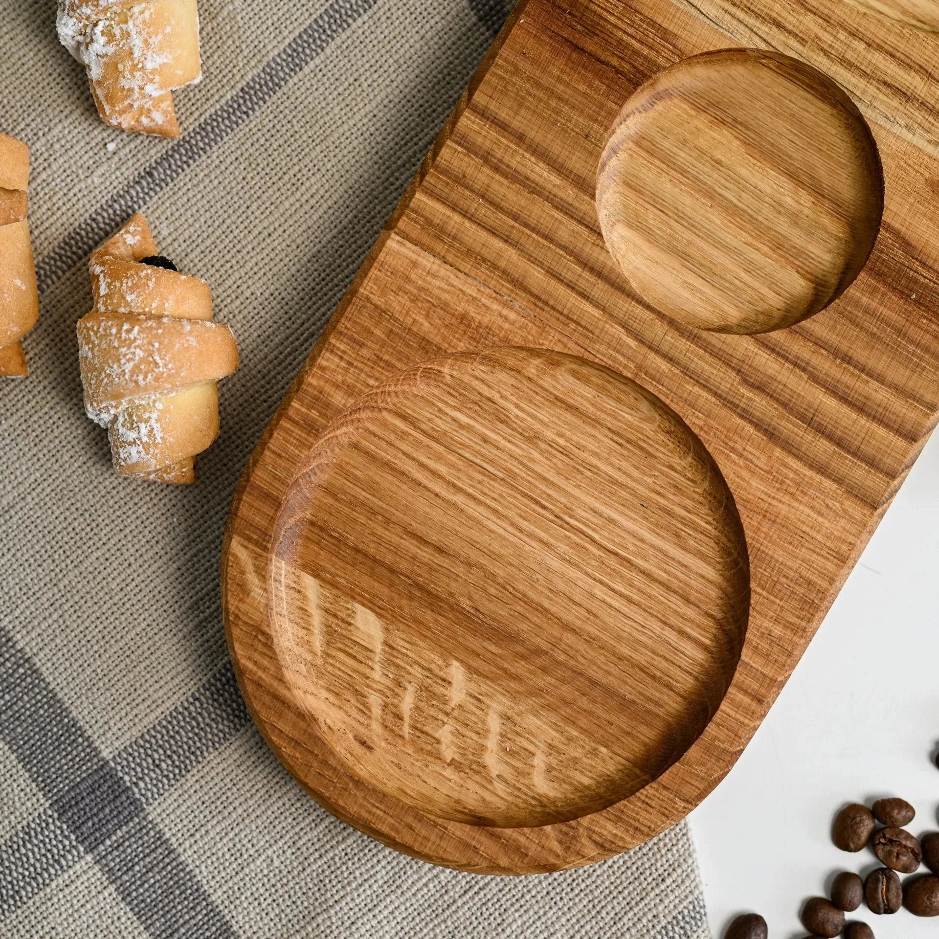 Wooden Serving Tray for Cafe (DP2) - inkohoreca - shop
