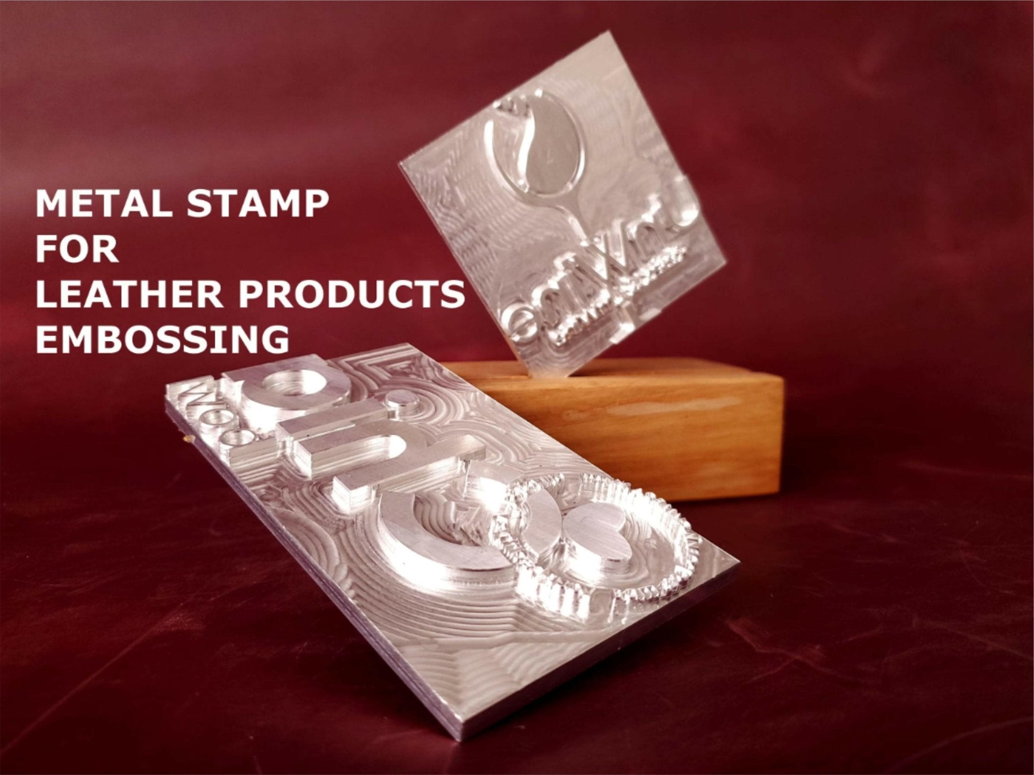 Debossing stamp for leather products - inkohoreca - shop