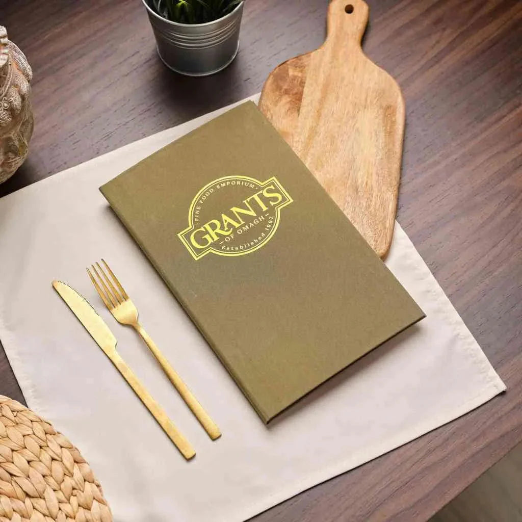 Fabric Drink Menu Folder (TM03A7) - inkohoreca - shop