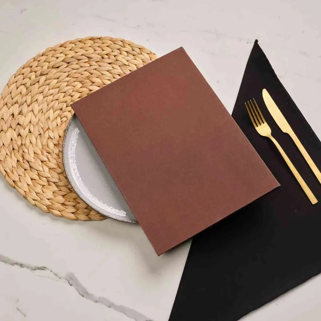 Fabric Menu Folder (TM03A4) - inkohoreca - shop
