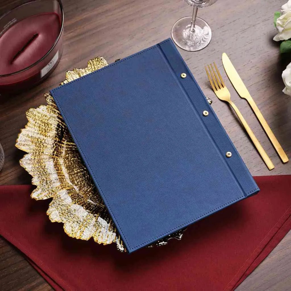 Faux Leather Menu Cover (FM11A4 - N) - inkohoreca - shop
