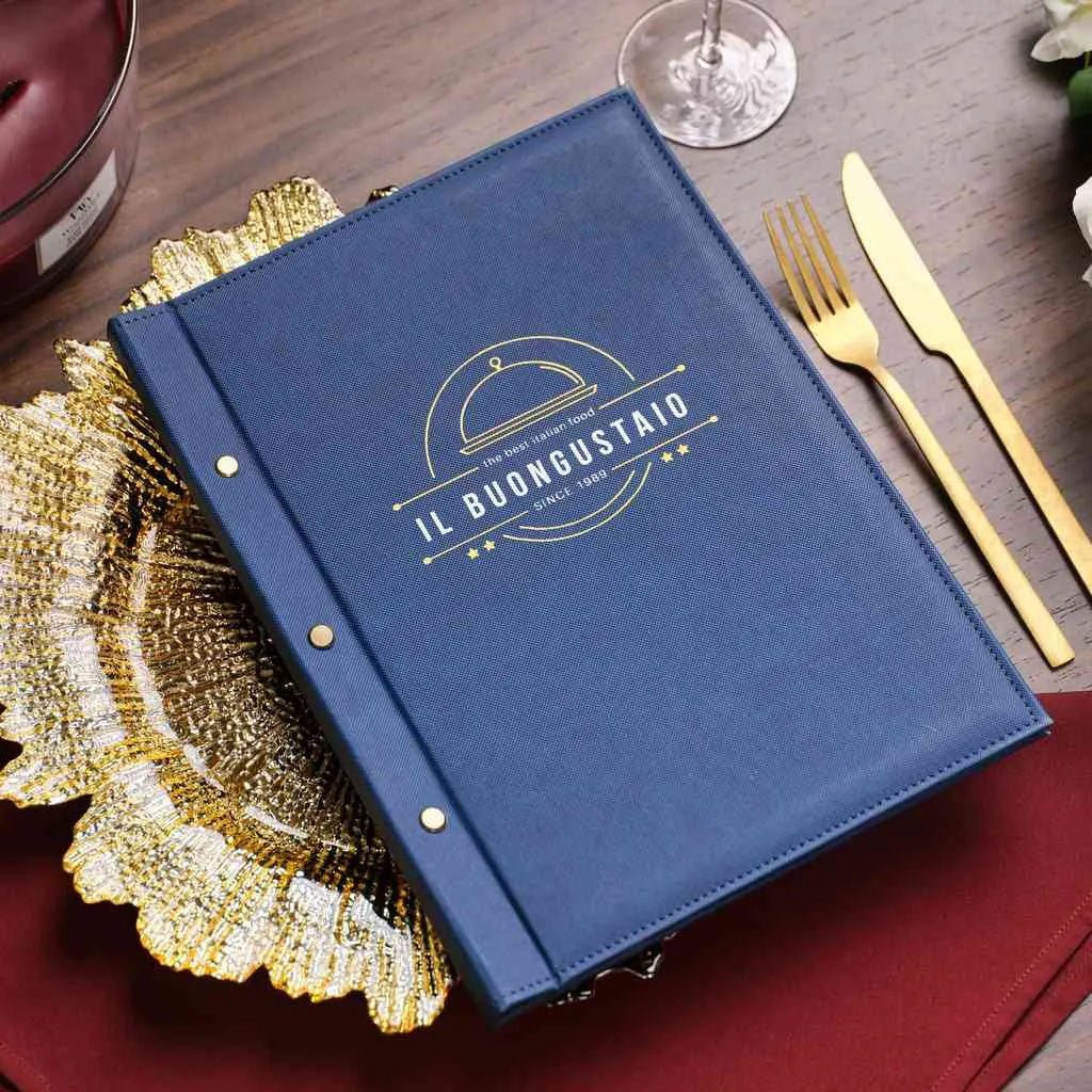 Faux Leather Menu Cover (FM11A4 - N) - inkohoreca - shop