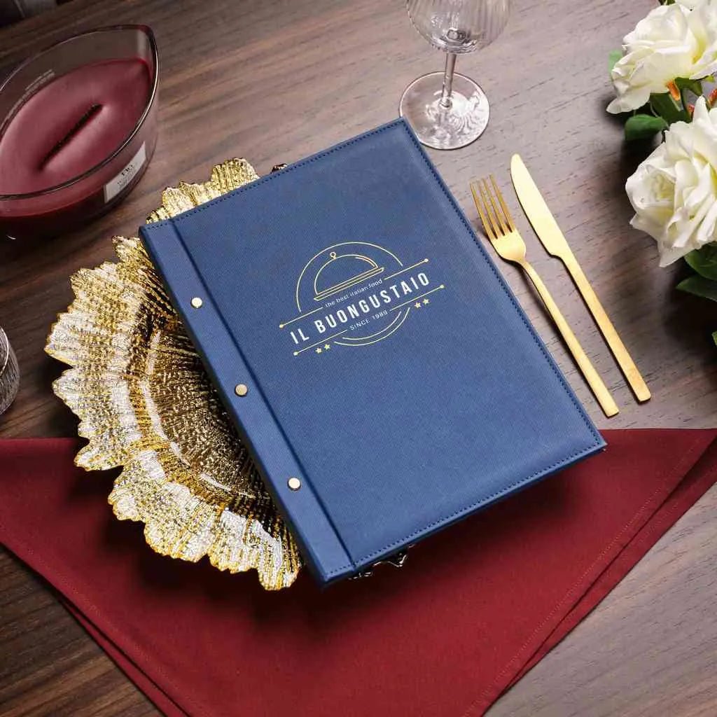 Faux Leather Menu Cover (FM11A4 - N) - inkohoreca - shop