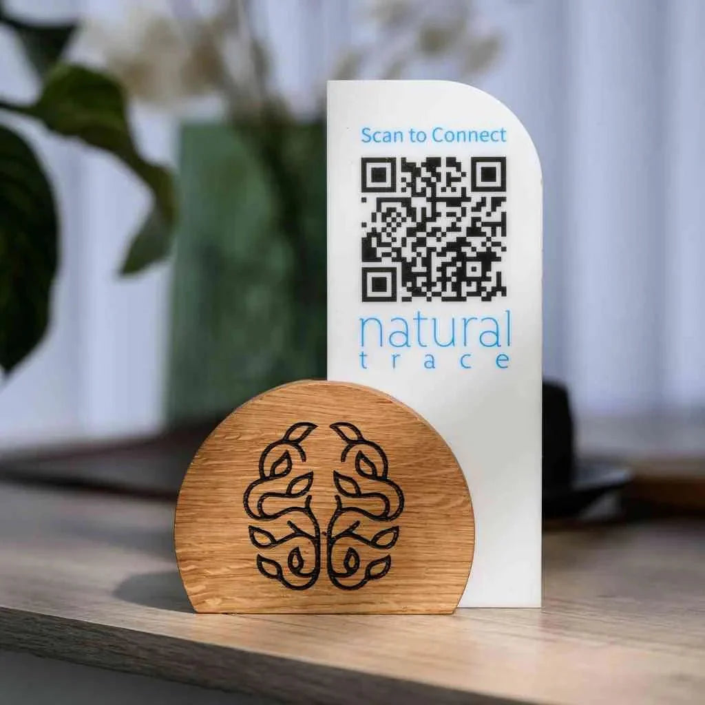 QR Menu Sign on Acrylic Table Stand (QW02) - inkohoreca - shop