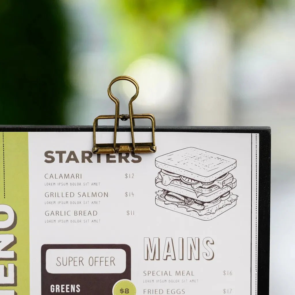 Table Stand Menu Holder for A5 sheets (TT416A5) - inkohoreca - shop