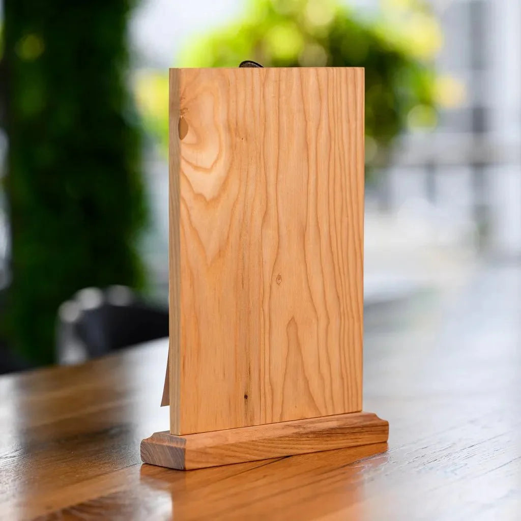 Table Stand Menu Holder for A5 Sheets with Brass binder (TT401A5) - inkohoreca - shop