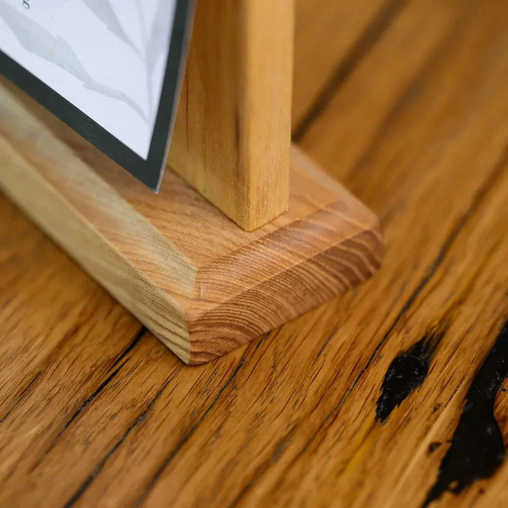 Table Stand Menu Holder for A5 Sheets with Brass binder (TT401A5) - inkohoreca - shop