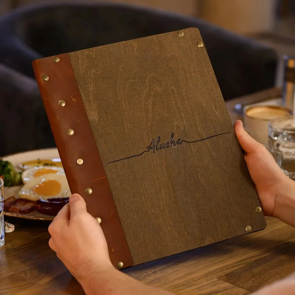 Exquisite menu books designed for top-tier restaurants.