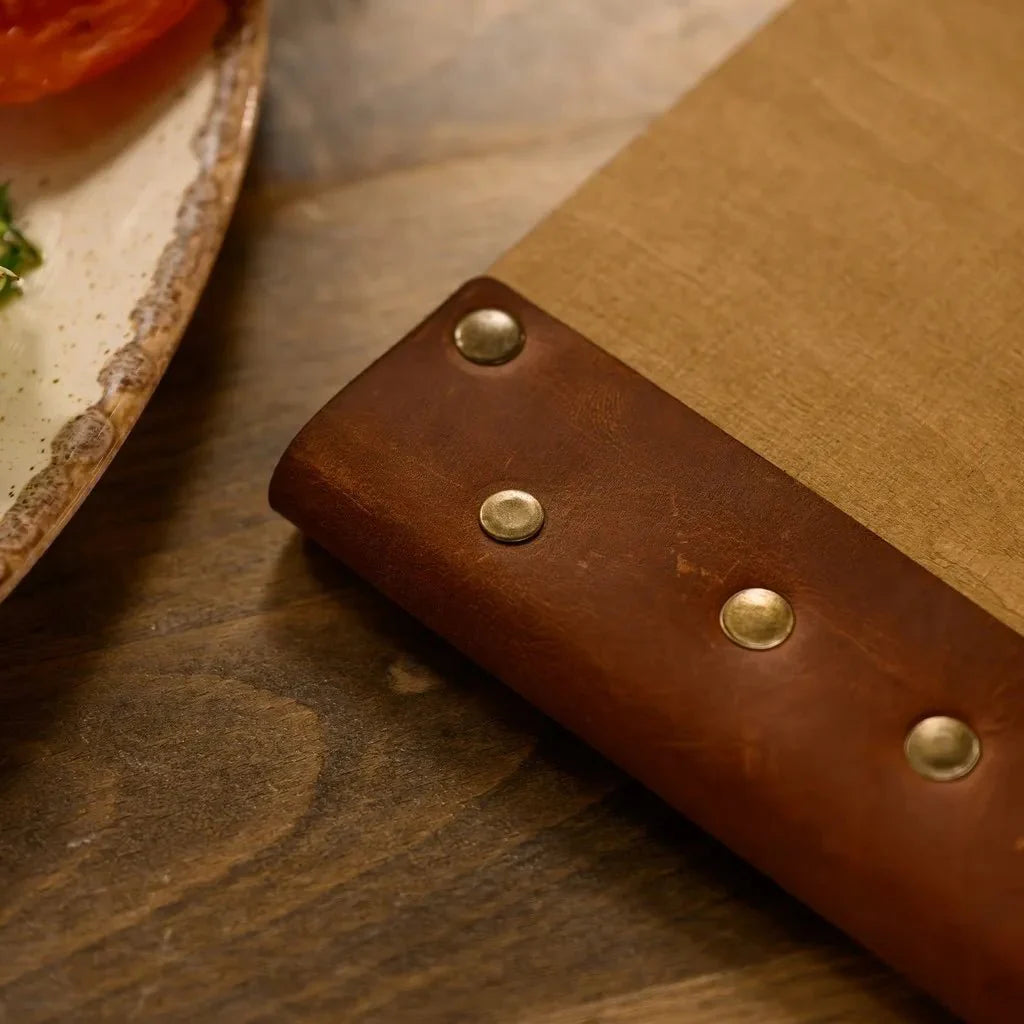 Durable wooden menu sleeves for upscale dining.