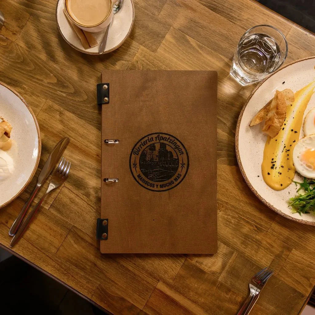 Durable menu folder for restaurants for daily use.